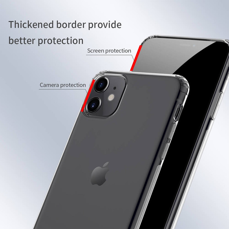 کاور نیلکین مدل Nature TPU مناسب برای گوشی موبایل اپل Iphone 11