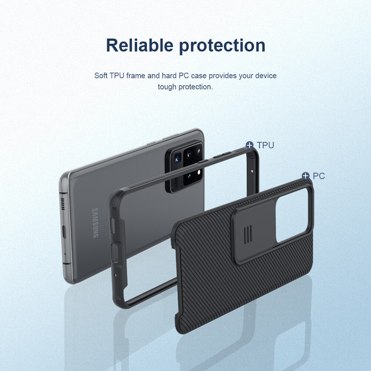 کاور نیلکین مدل Camshield Pro مناسب برای گوشی موبایل سامسونگ Galaxy S20 Ultra (2020)