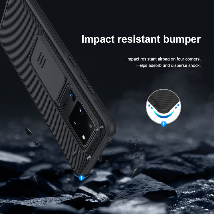 کاور نیلکین مدل Camshield Pro مناسب برای گوشی موبایل سامسونگ Galaxy S20 Ultra (2020)