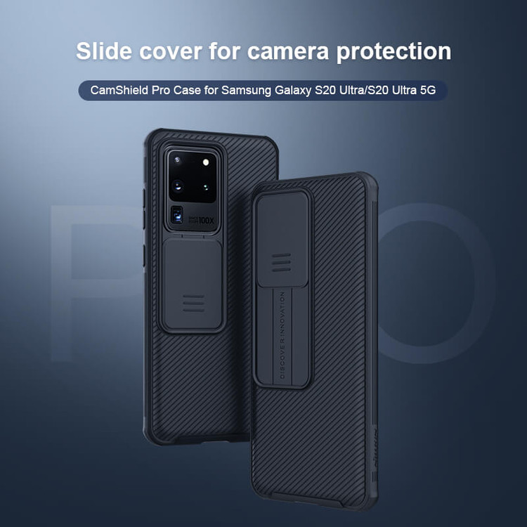کاور نیلکین مدل Camshield Pro مناسب برای گوشی موبایل سامسونگ Galaxy S20 Ultra (2020)