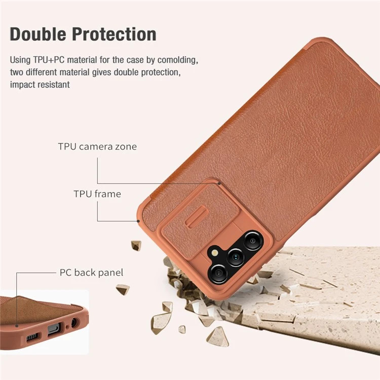 کیف کلاسوری نیلکین مدل QIN PRO LEATHER مناسب برای گوشی موبایل سامسونگ (4G) Galaxy A14