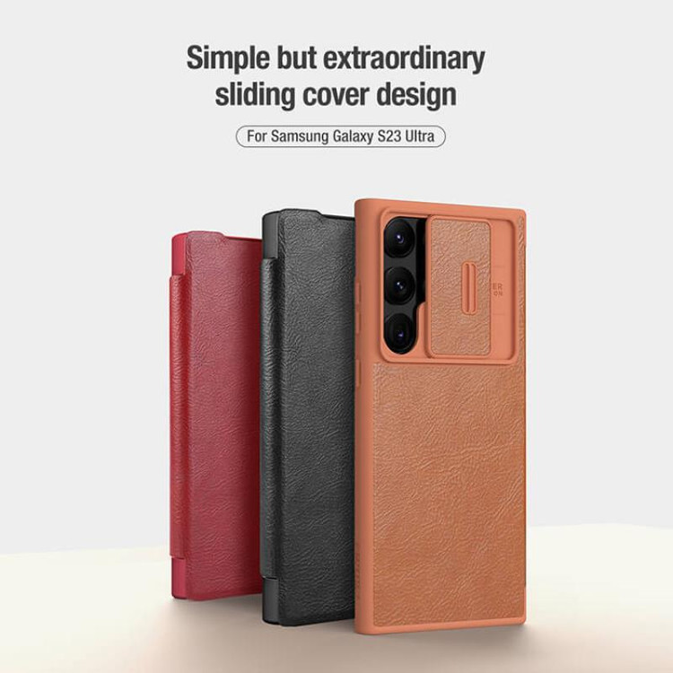 کیف کلاسوری نیلکین مدل QIN PRO LEATHER مناسب برای گوشی موبایل سامسونگ (4G) Galaxy A14