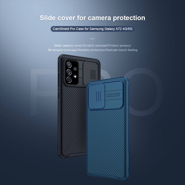 کاور نیلکین مدل CamShield pro مناسب برای گوشی موبایل سامسونگ Galaxy A72(4G/5G)