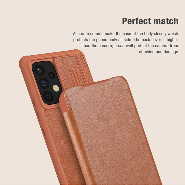 کاور نیلکین مدل QIN PRO LEATHER مناسب برای گوشی موبایل سامسونگ Galaxy A53