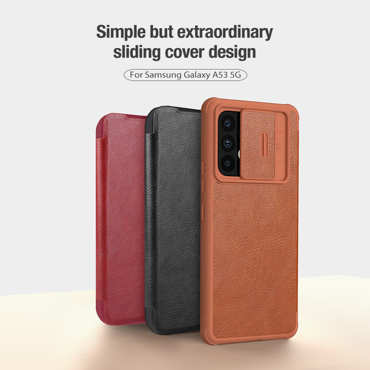 کاور نیلکین مدل QIN PRO LEATHER مناسب برای گوشی موبایل سامسونگ Galaxy A53