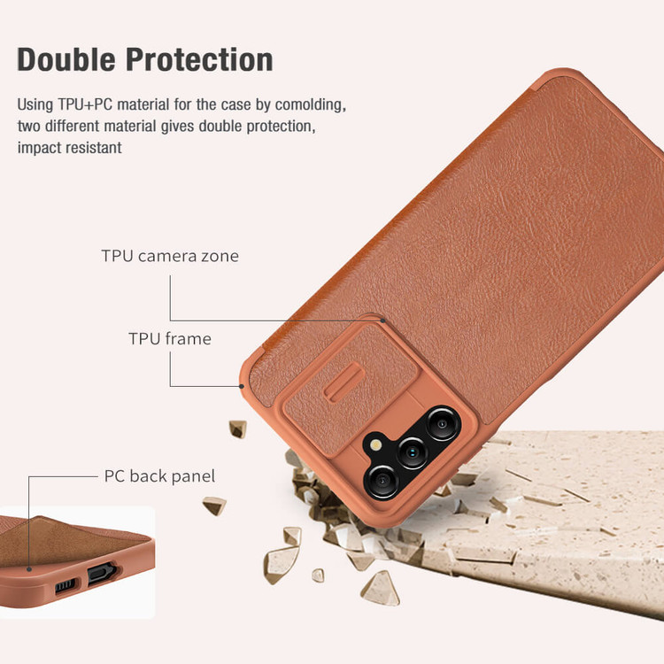 کاور نیلکین مدل QIN PRO LEATHER مناسب برای گوشی موبایل سامسونگ Galaxy A53