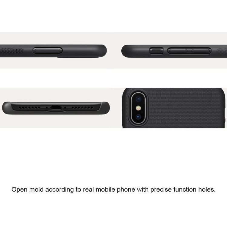 کاور نیلکین مدل Super Frosted Shield مناسب برای گوشی موبایل اپل Apple iPhone X/XS