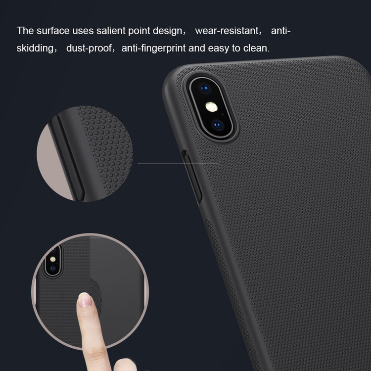 کاور نیلکین مدل Super Frosted Shield مناسب برای گوشی موبایل اپل Apple iPhone X/XS