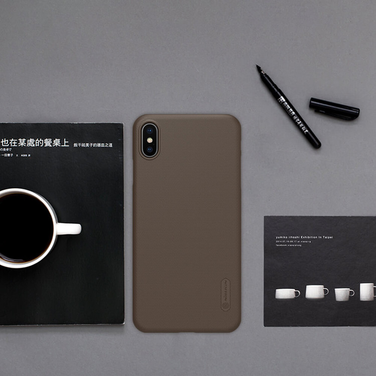 کاور نیلکین مدل Super Frosted Shield مناسب برای گوشی موبایل اپل Apple iPhone X/XS