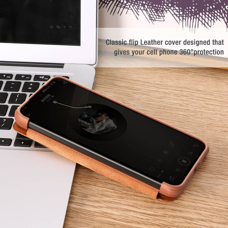 کاور نیلکین مدل QIN PRO LEATHER مناسب برای گوشی موبایل سامسونگ Galaxy S22