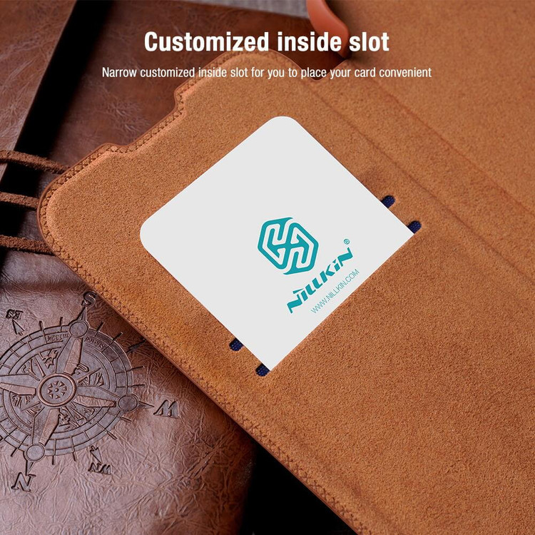 کاور نیلکین مدل QIN PRO LEATHER مناسب برای گوشی موبایل سامسونگ Galaxy S22