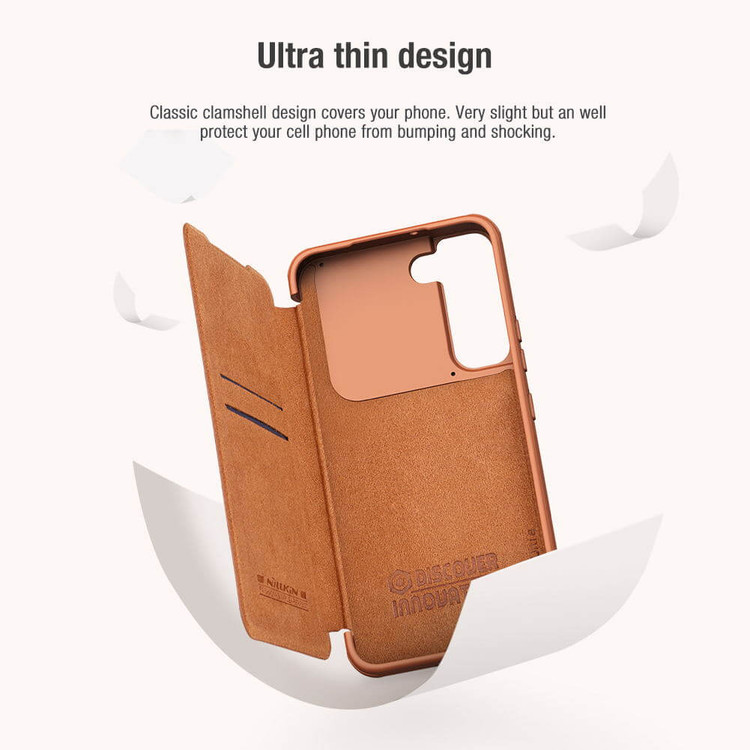 کاور نیلکین مدل QIN PRO LEATHER مناسب برای گوشی موبایل سامسونگ Galaxy S22