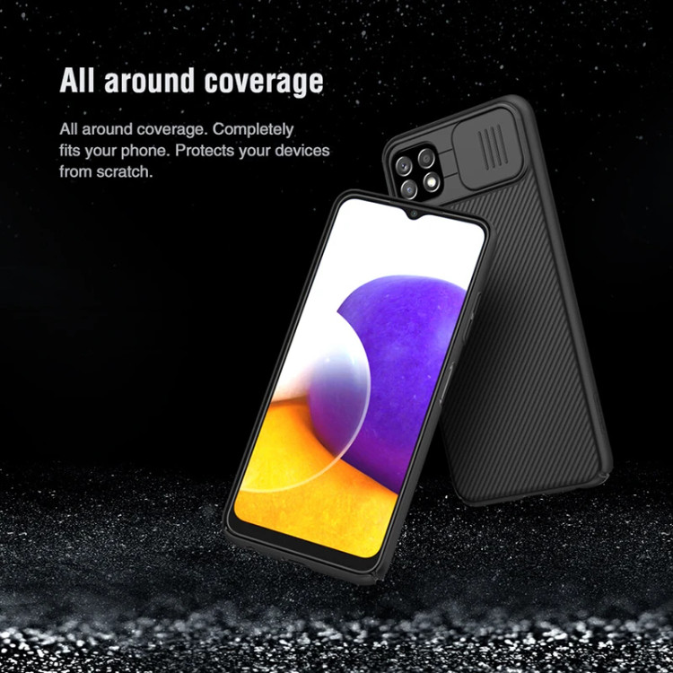 کاور نیلکین مدل Camshield مناسب برای گوشی موبایل سامسونگ Galaxy A22 5G
