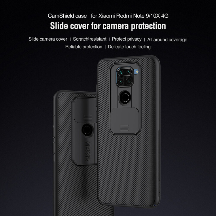 کاور نیلکین مدل Camshield مناسب برای گوشی موبایل شیائومی 2020 (4G) Redmi Note 9
