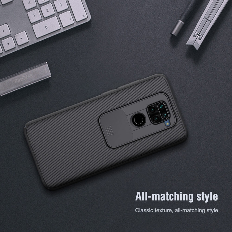 کاور نیلکین مدل Camshield مناسب برای گوشی موبایل شیائومی 2020 (4G) Redmi Note 9