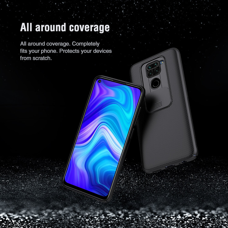 کاور نیلکین مدل Camshield مناسب برای گوشی موبایل شیائومی 2020 (4G) Redmi Note 9