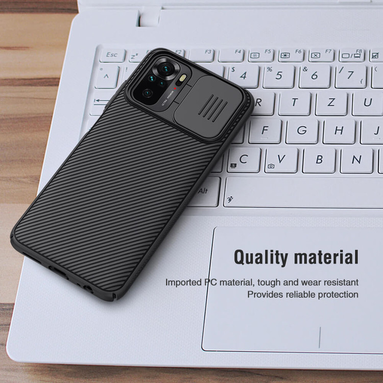 کاور نیلکین مدل Camshield مناسب برای گوشی موبایل شیائومی 2021 Redmi Note 10(4G)/Redmi Note 10S(4G)