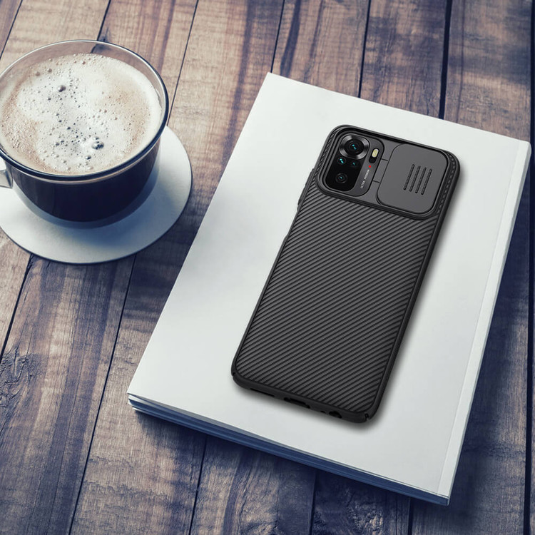 کاور نیلکین مدل Camshield مناسب برای گوشی موبایل شیائومی 2021 Redmi Note 10(4G)/Redmi Note 10S(4G)