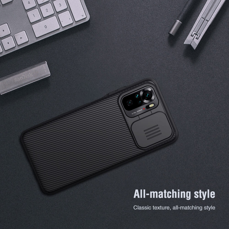 کاور نیلکین مدل Camshield مناسب برای گوشی موبایل شیائومی 2021 Redmi Note 10(4G)/Redmi Note 10S(4G)