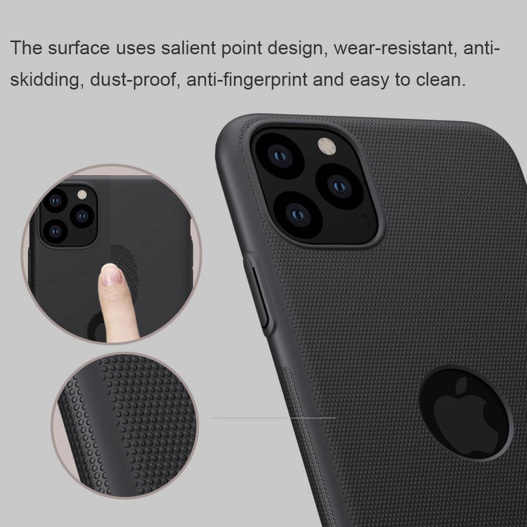 کاور نیلکین مدل Super Frosted Shield مناسب برای گوشی موبایل اپل Iphone 11 Pro Max