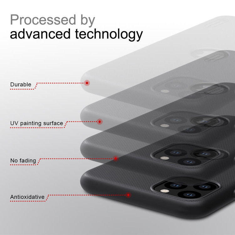 کاور نیلکین مدل Super Frosted Shield مناسب برای گوشی موبایل اپل Iphone 11 Pro Max