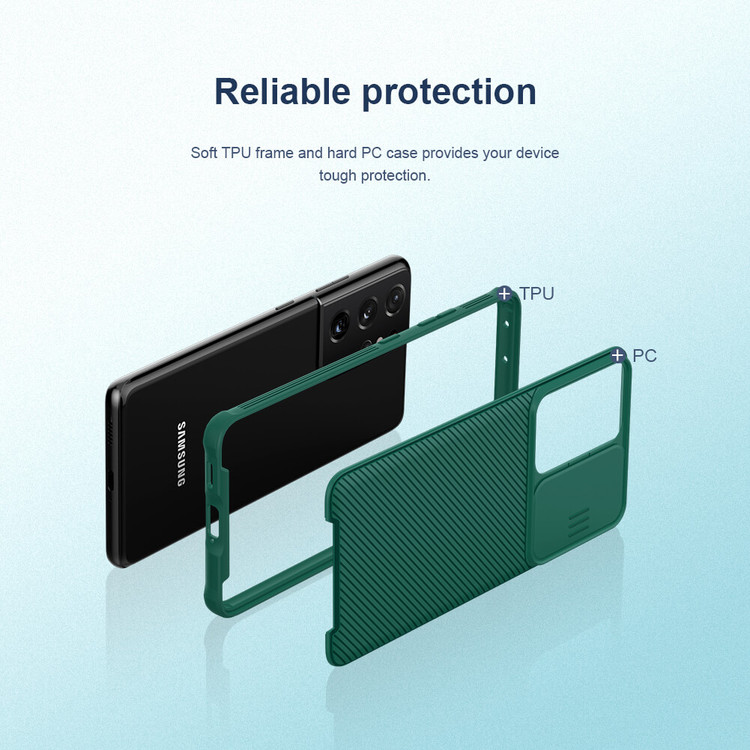 کاور نیلکین مدل Camshield pro مناسب برای گوشی موبایل سامسونگ Galaxy S21 Ultra (5G) 2021