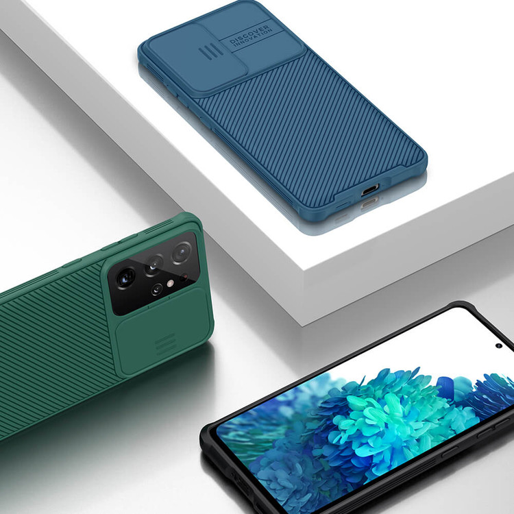 کاور نیلکین مدل Camshield pro مناسب برای گوشی موبایل سامسونگ Galaxy S21 Ultra (5G) 2021