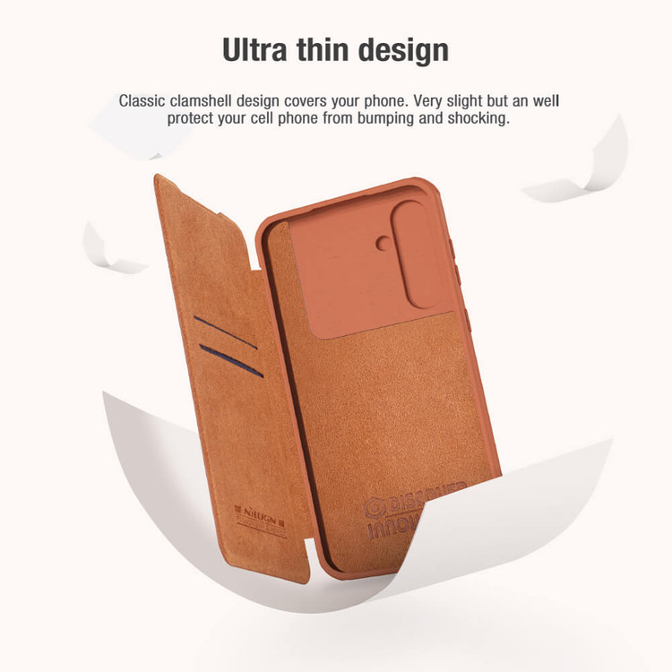 کاور نیلکین مدل QIN PRO LEATHER مناسب برای گوشی موبایل سامسونگ Galaxy S23 FE