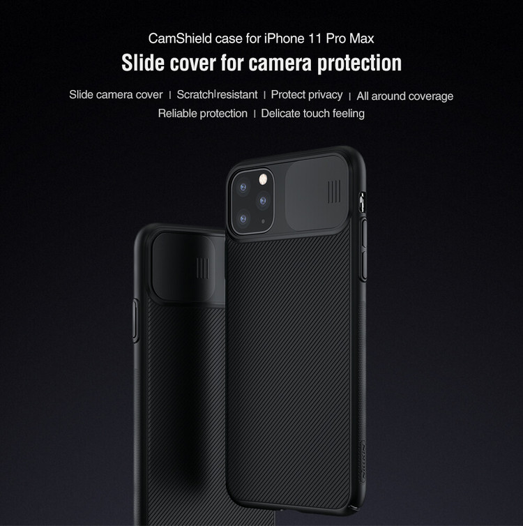 کاور نیلکین مدل Camshield مناسب برای گوشی موبایل اپل Iphone 11 Pro Max