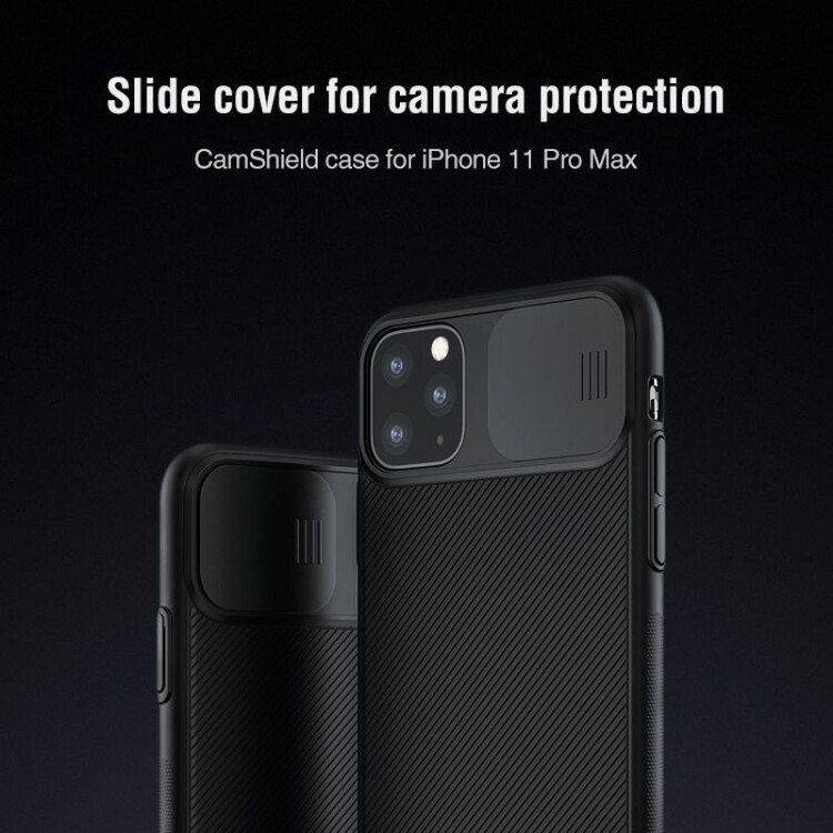 کاور نیلکین مدل Camshield مناسب برای گوشی موبایل اپل Iphone 11 Pro Max