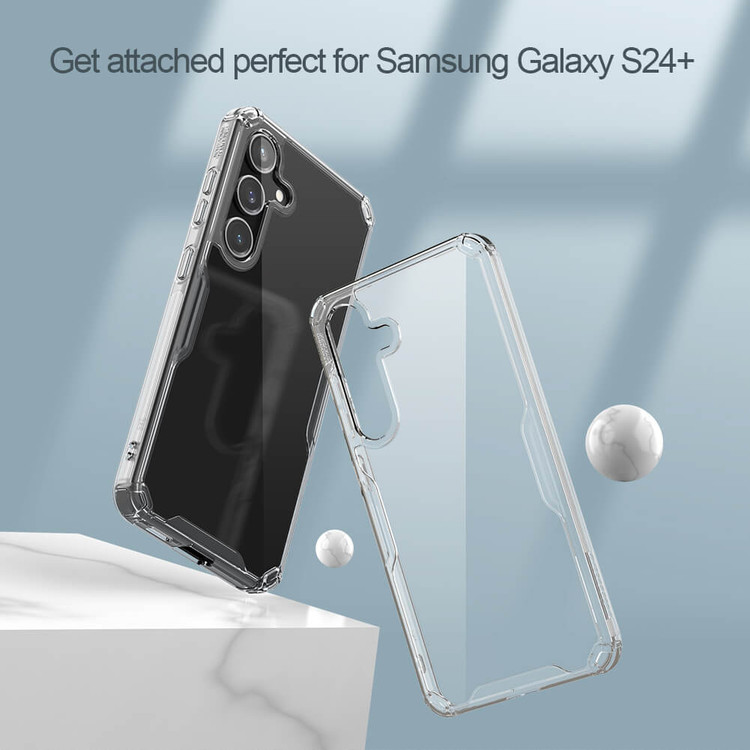 کاور نیلکین مدل Nature TPU Pro مناسب برای گوشی موبایل سامسونگ Galaxy S24+ (2024)