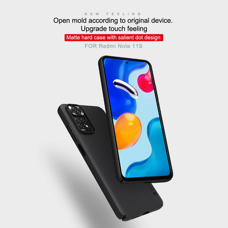 کاور نیلکین مدل Super Frosted Shield مناسب برای گوشی موبایل شیائومی Redmi Note 11S 4G Global