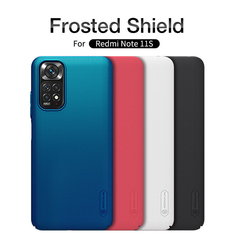 کاور نیلکین مدل Super Frosted Shield مناسب برای گوشی موبایل شیائومی Redmi Note 11S 4G Global