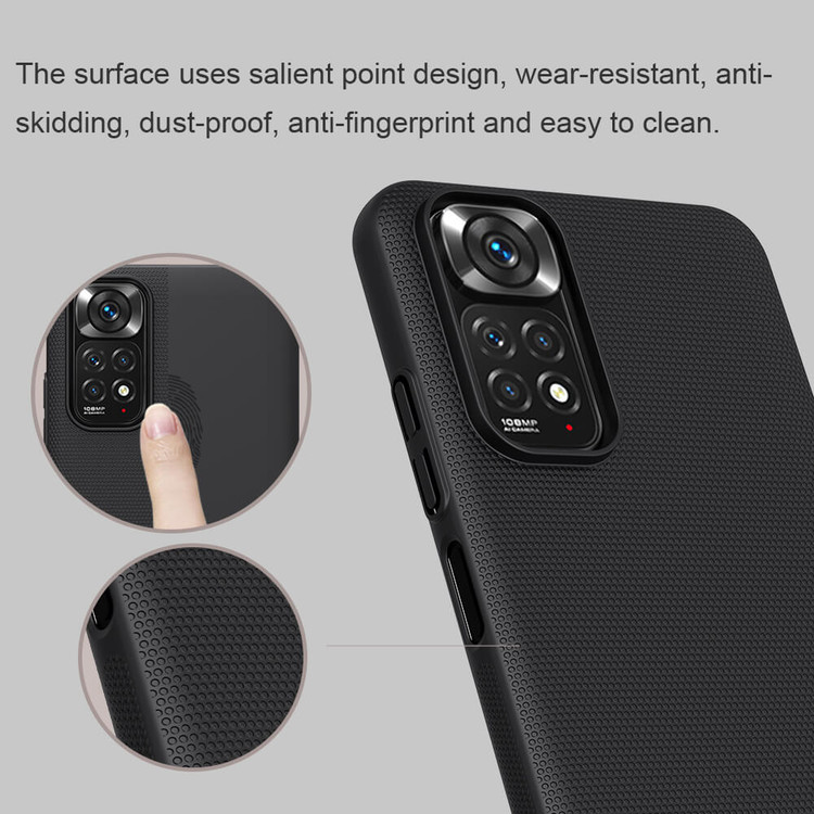 کاور نیلکین مدل Super Frosted Shield مناسب برای گوشی موبایل شیائومی Redmi Note 11S 4G Global