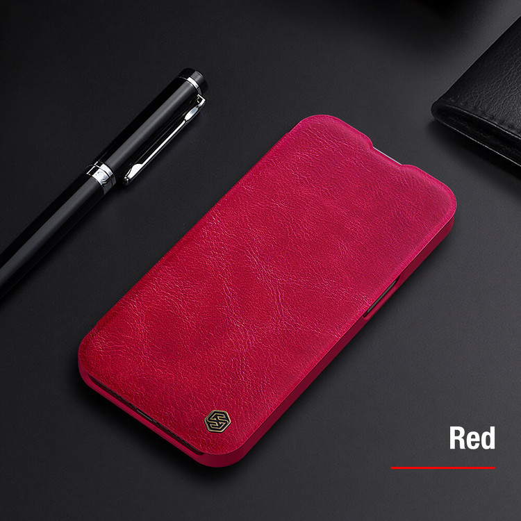 کاور نیلکین مدل QIN PRO LEATHER مناسب برای گوشی موبایل اپل Iphone 13 Pro