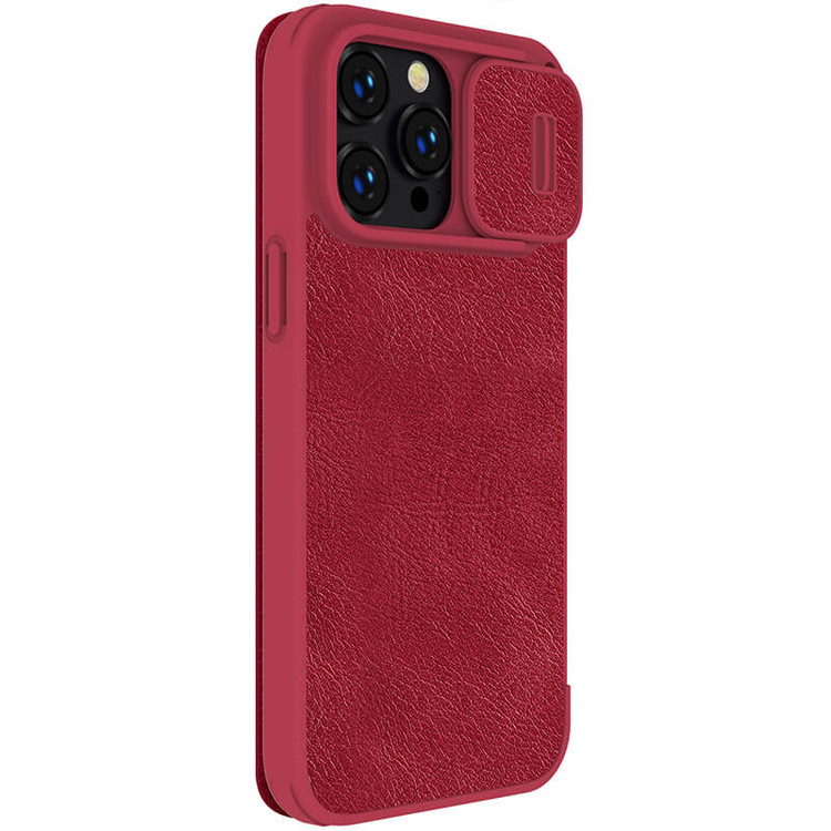 کاور نیلکین مدل QIN PRO LEATHER مناسب برای گوشی موبایل اپل Iphone 14 Pro Max