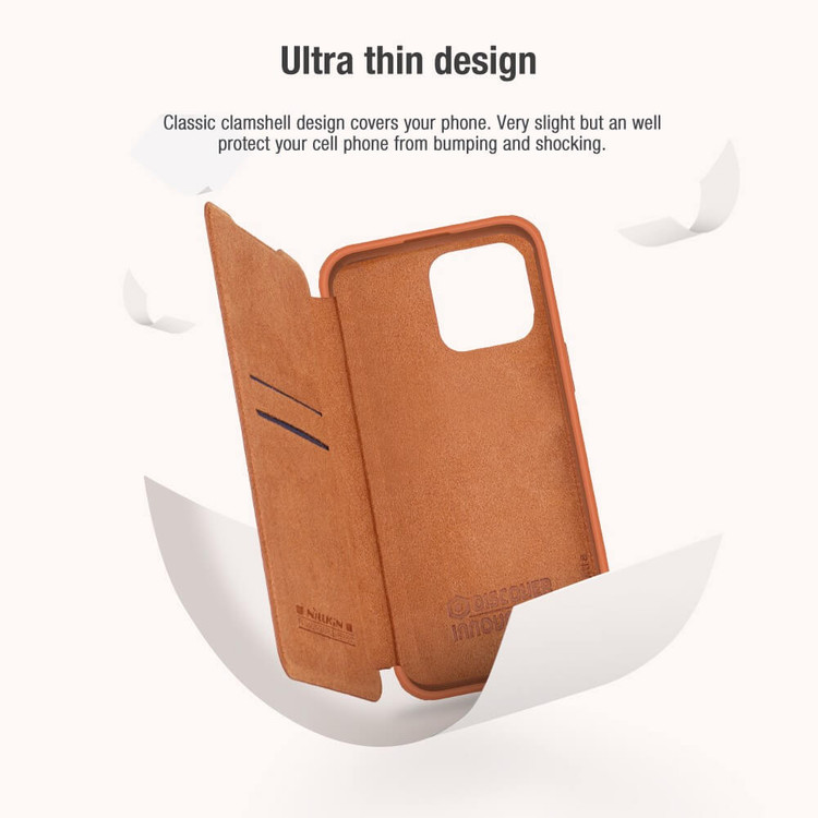کاور نیلکین مدل QIN PRO LEATHER مناسب برای گوشی موبایل اپل Iphone 14 Pro Max