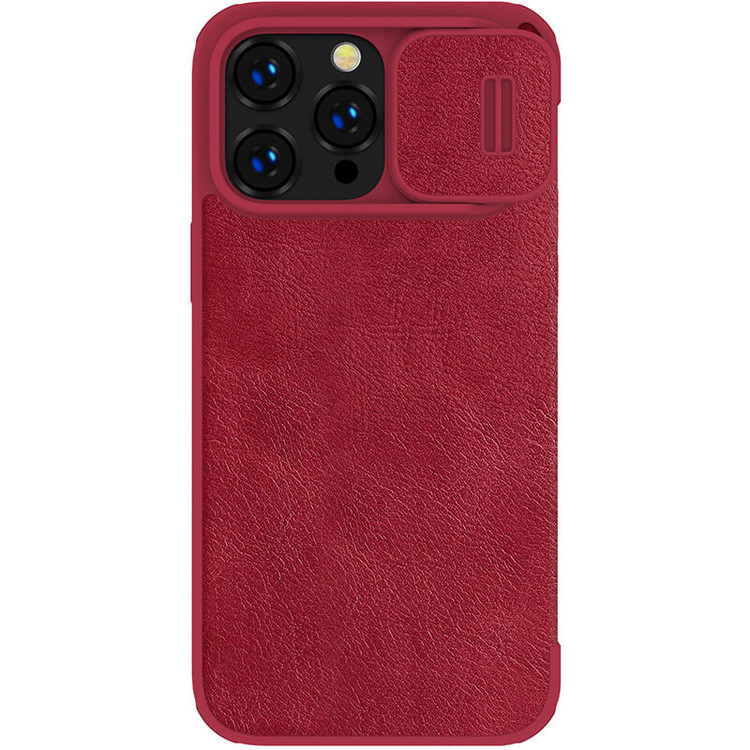 کاور نیلکین مدل QIN PRO LEATHER مناسب برای گوشی موبایل اپل Iphone 14 Pro Max