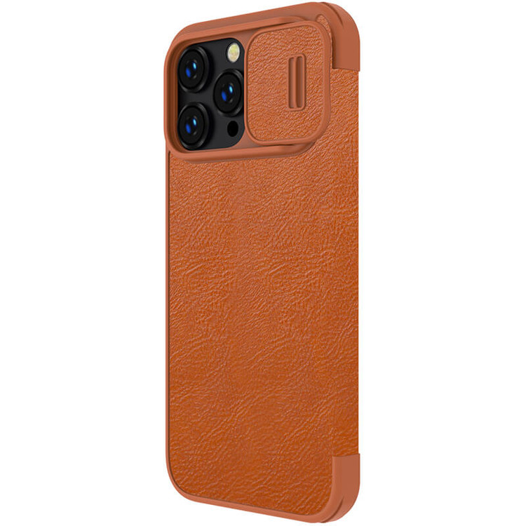 کاور نیلکین مدل QIN PRO LEATHER مناسب برای گوشی موبایل اپل Iphone 14 Pro Max
