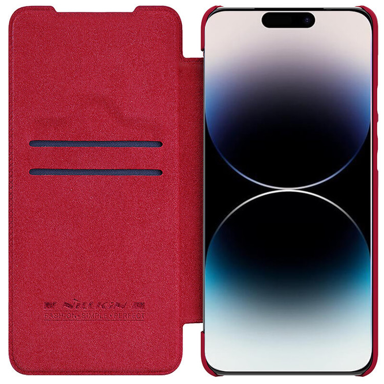 کاور نیلکین مدل QIN PRO LEATHER مناسب برای گوشی موبایل اپل Iphone 14 Pro Max