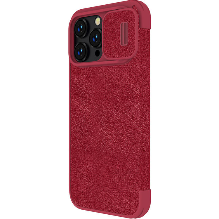 کاور نیلکین مدل QIN PRO LEATHER مناسب برای گوشی موبایل اپل Iphone 14 Pro Max