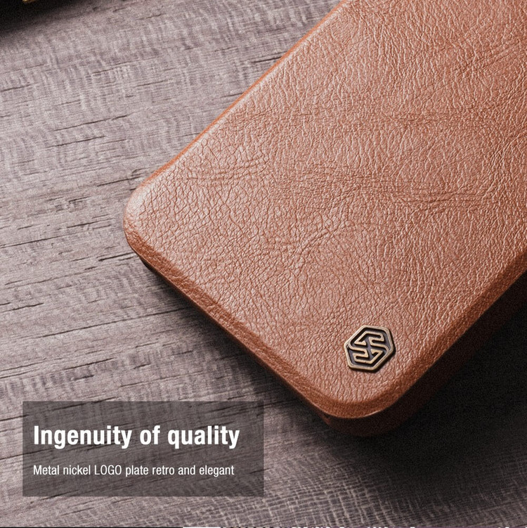 کاور نیلکین مدل QIN PRO LEATHER مناسب برای گوشی موبایل اپل Iphone 14 Pro Max