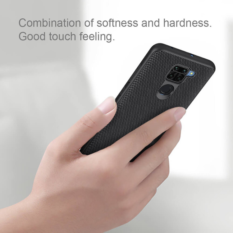 کاور نیلکین مدل Textured مناسب برای گوشی موبایل شیائومی Redmi Note 9
