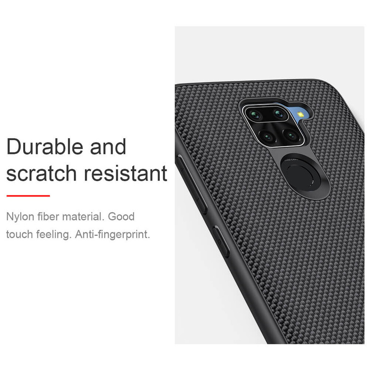 کاور نیلکین مدل Textured مناسب برای گوشی موبایل شیائومی Redmi Note 9