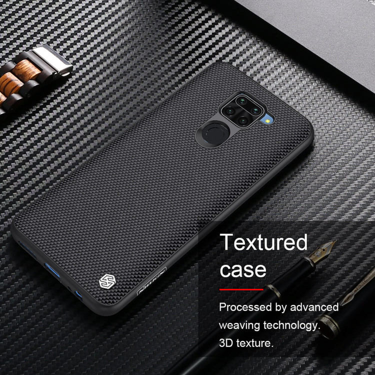 کاور نیلکین مدل Textured مناسب برای گوشی موبایل شیائومی Redmi Note 9