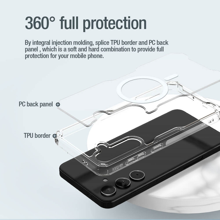 اور نیلکین مدل Nature TPU Pro Magnetic مناسب برای گوشی موبایل سامسونگ (2024) Galaxy S24 Plus