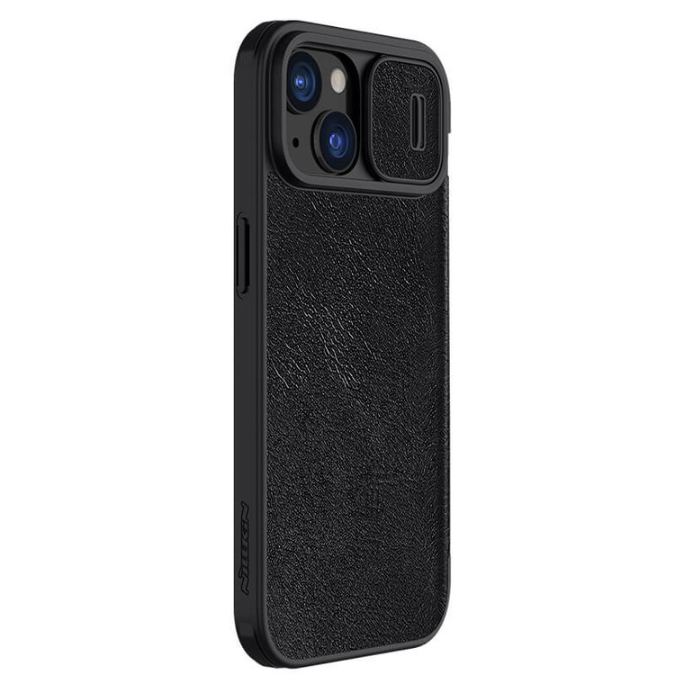 کاور نیلکین مدل QIN PRO LEATHER مناسب برای گوشی موبایل اپل Iphone 15
