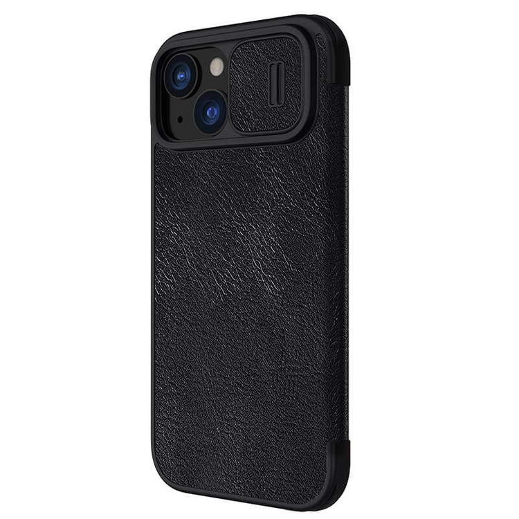 کاور نیلکین مدل QIN PRO LEATHER مناسب برای گوشی موبایل اپل Iphone 15