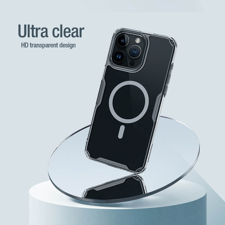 کاور نیلکین مدل Nature TPU Pro Magnetic مناسب برای گوشی موبایل اپل iPhone 15 Pro