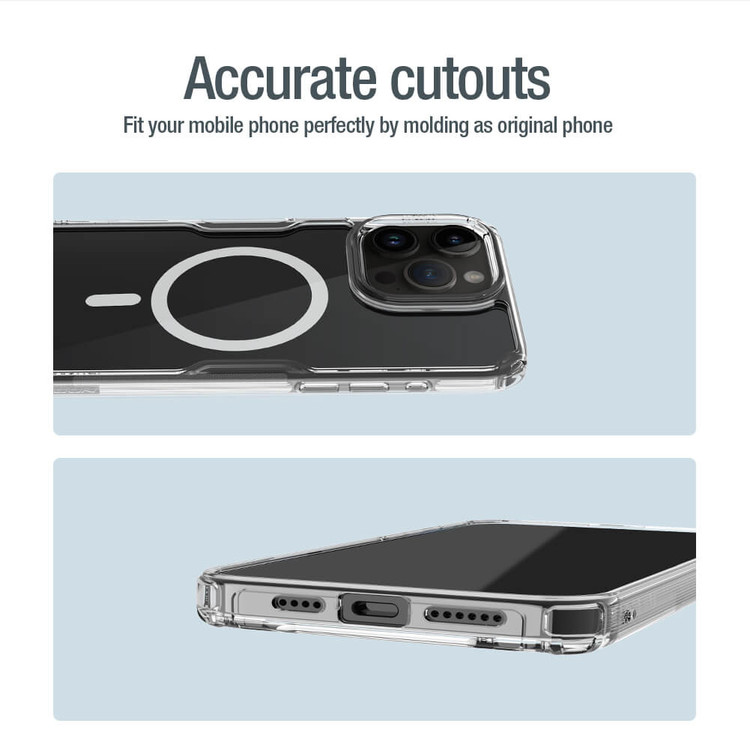 کاور نیلکین مدل Nature TPU Pro Magnetic مناسب برای گوشی موبایل اپل iPhone 15 Pro